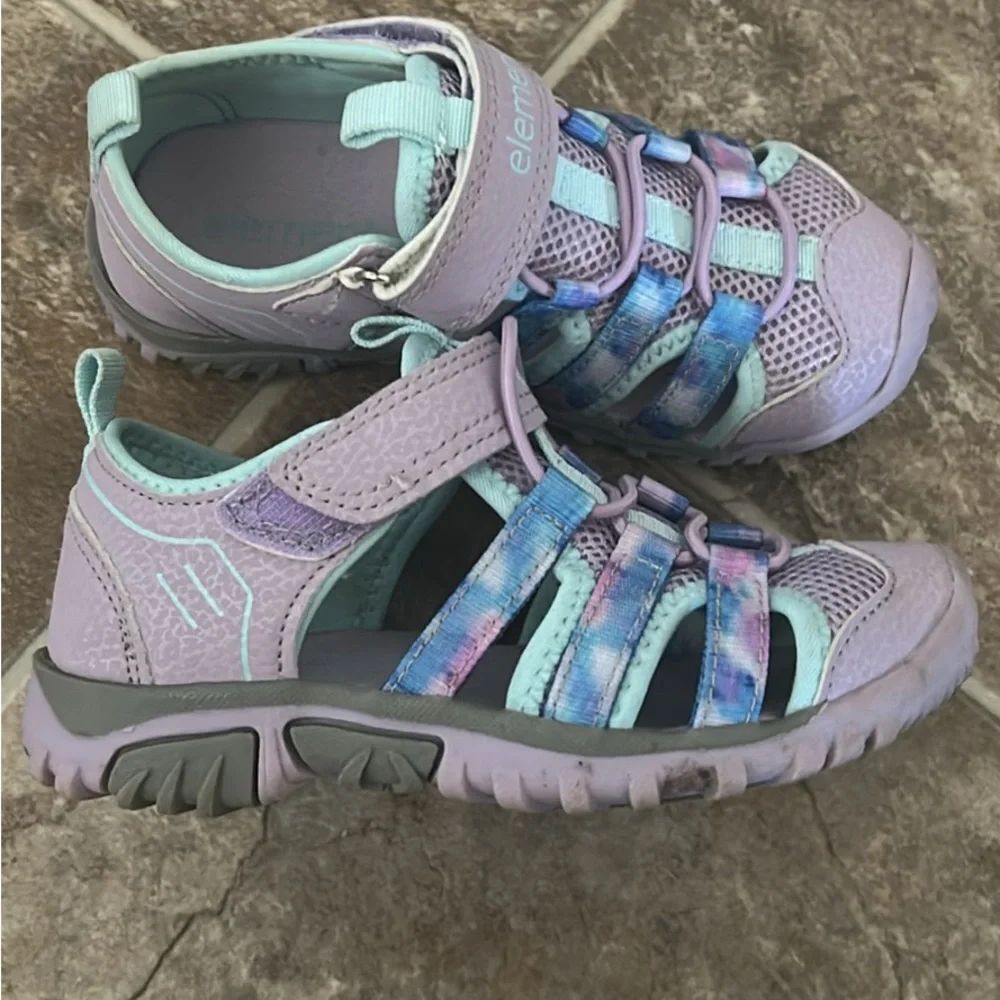 Element Kids' Lavender and Aqua Sandals